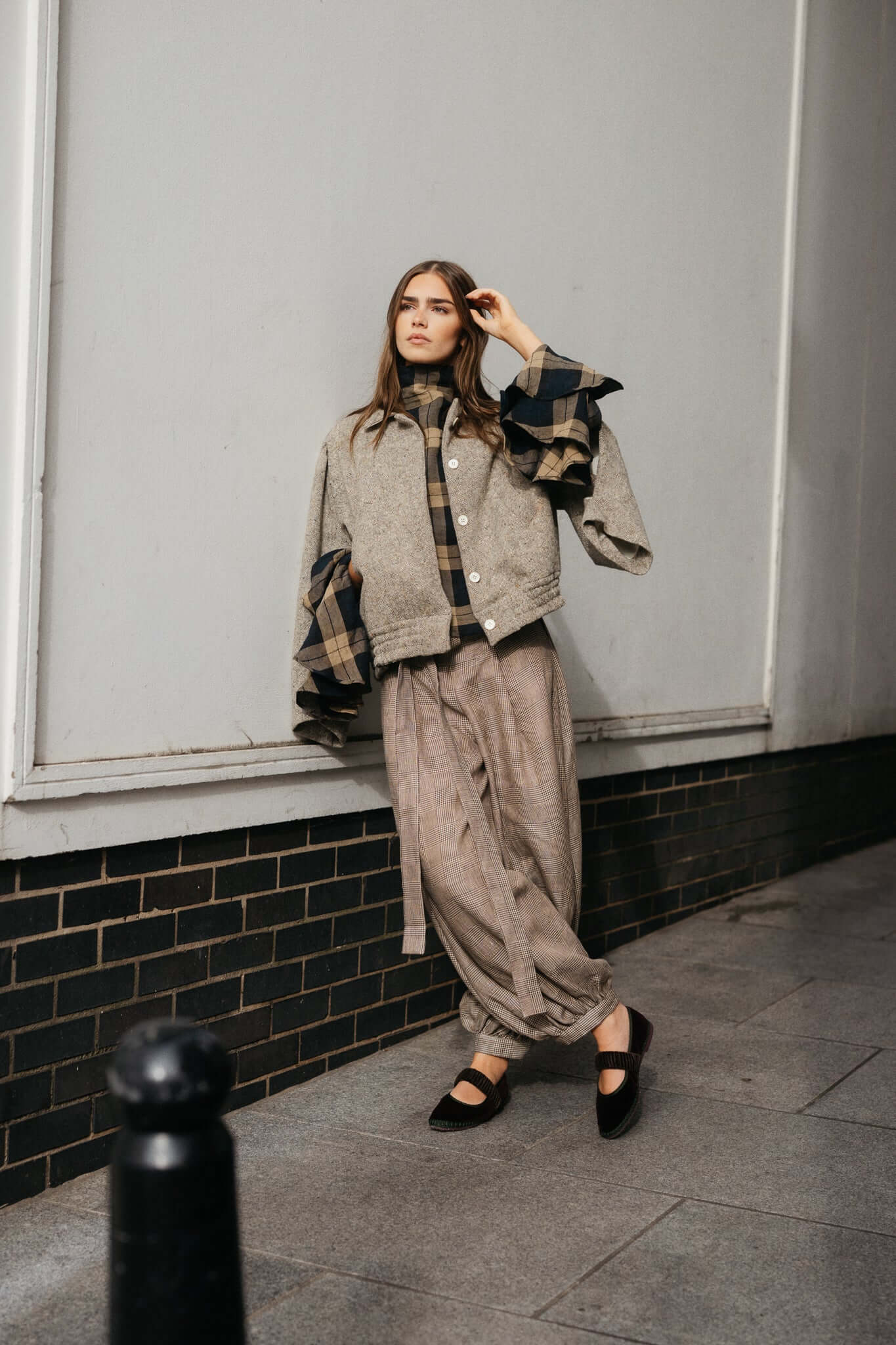 PARACHUTE TROUSERS | CHECK