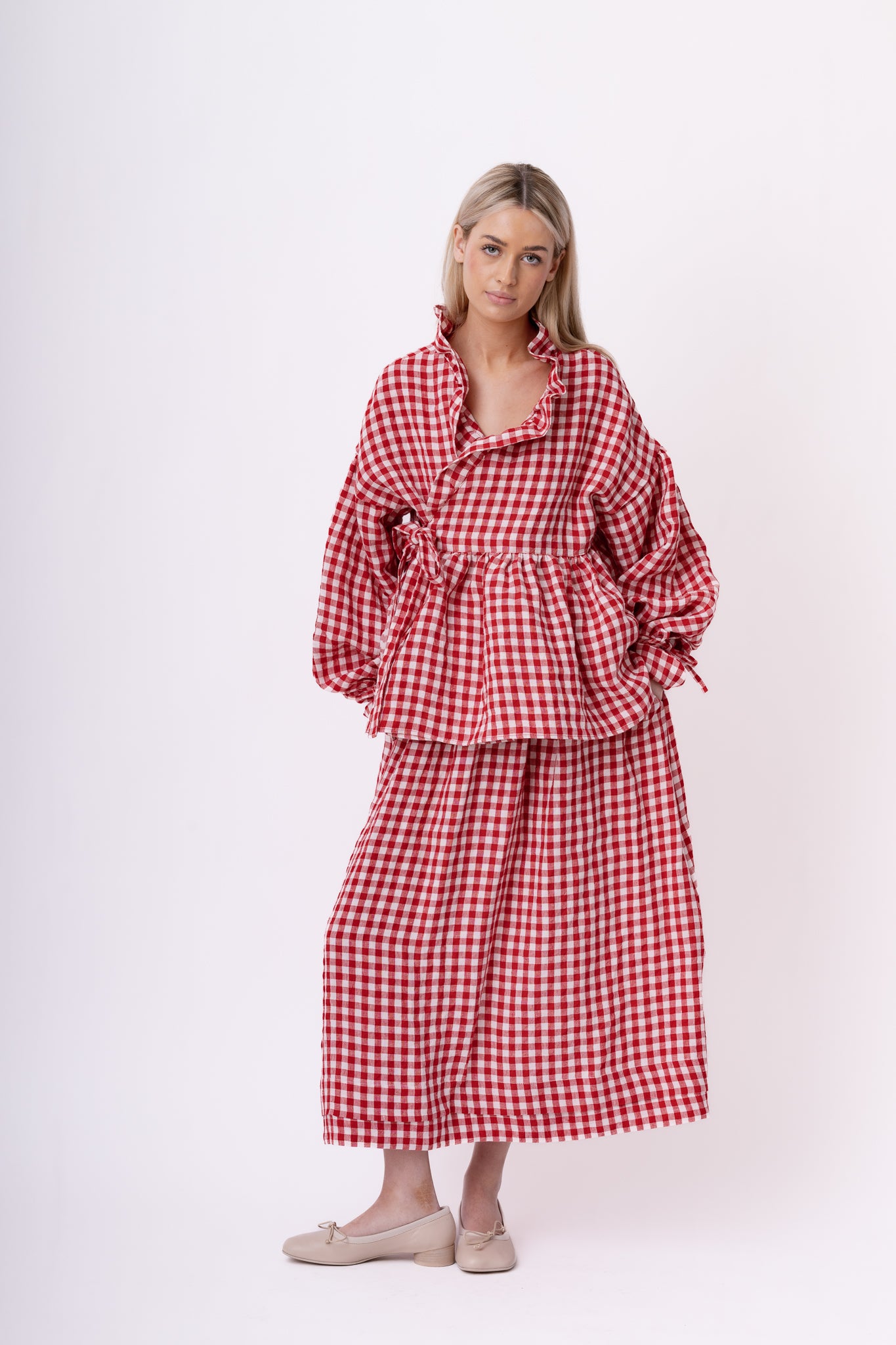 AURELIA SKIRT | GINGHAM