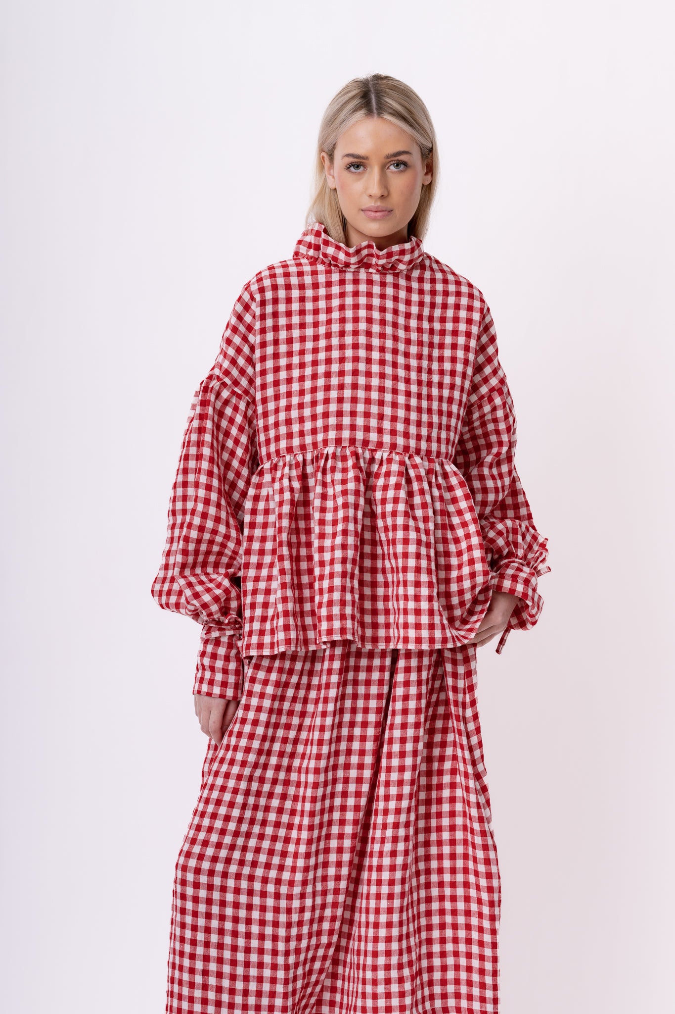 AURELIA SKIRT | GINGHAM