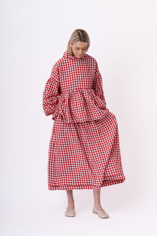 AURELIA SKIRT | GINGHAM