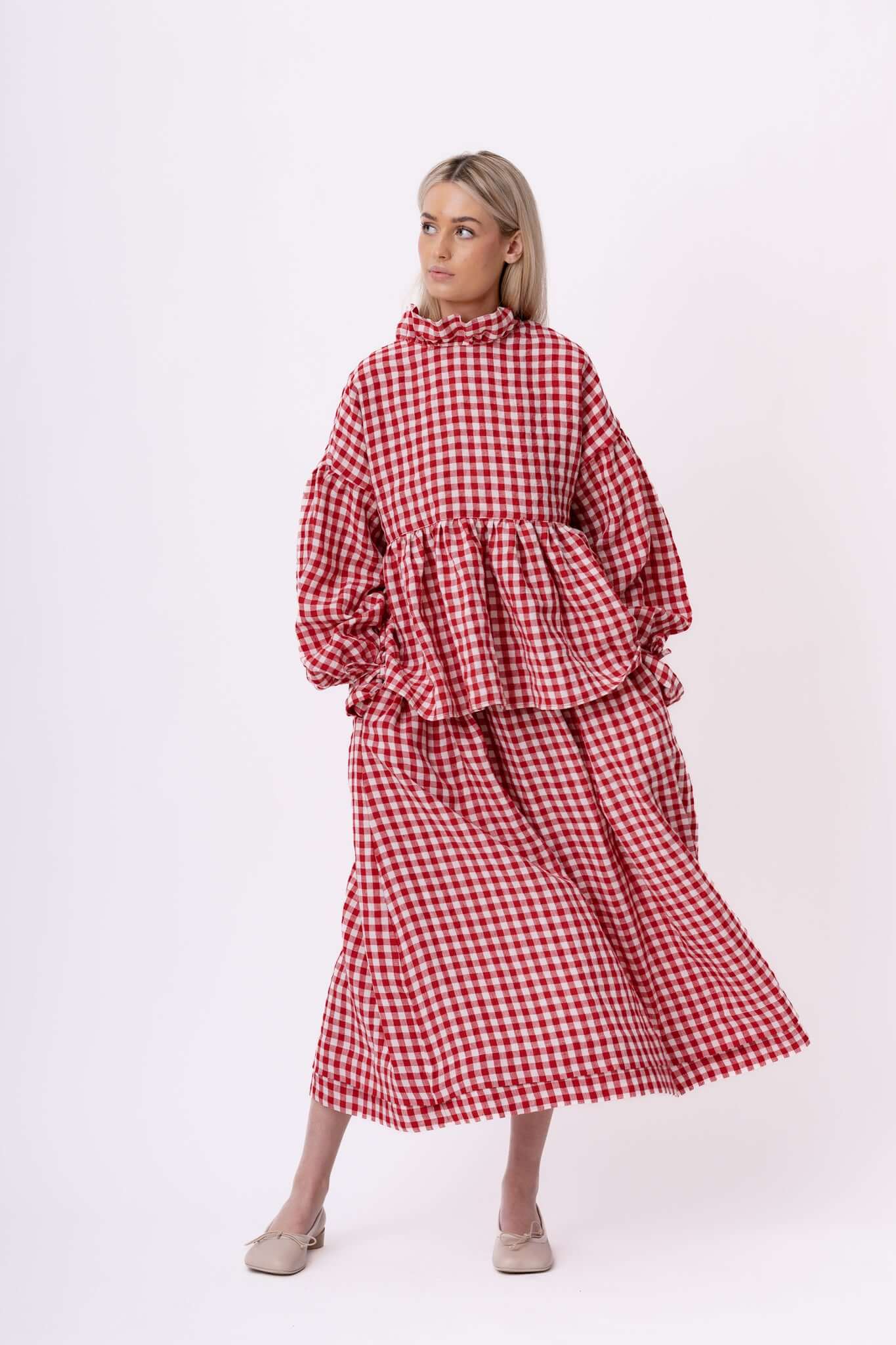 AURELIA SKIRT | GINGHAM