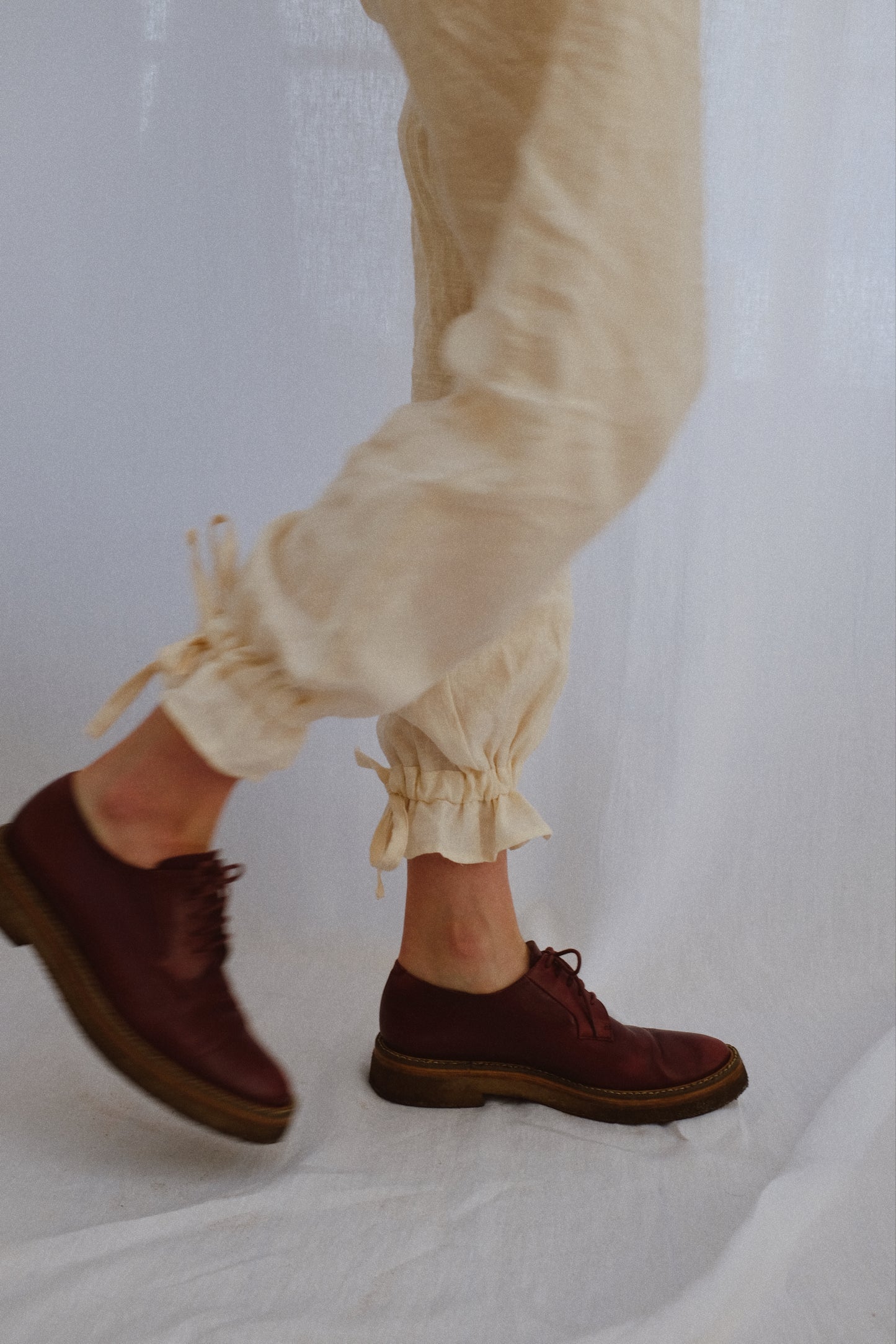 BLOOMERS | An upgrade on the infamous 2020 joggers! A modern take on 19th century Bloomers. These undergarments were worn under dresses by women during the 19th century. They became a symbol for women's rights because of Amelia Bloomer who wore them long