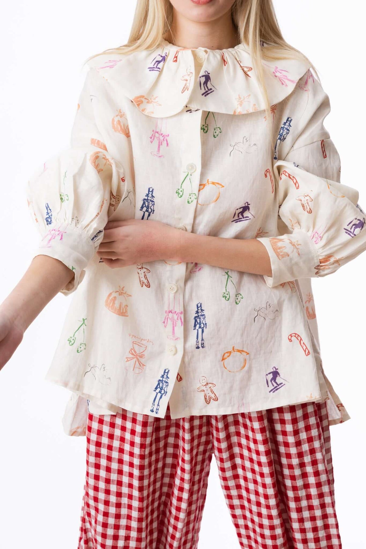 CHRISTMAS BLOUSE