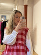 PINAFORE | PINK/RED CHECK