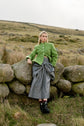 Inheritance Blazer in Shamrock; Beetled Bow Skirt in Slate