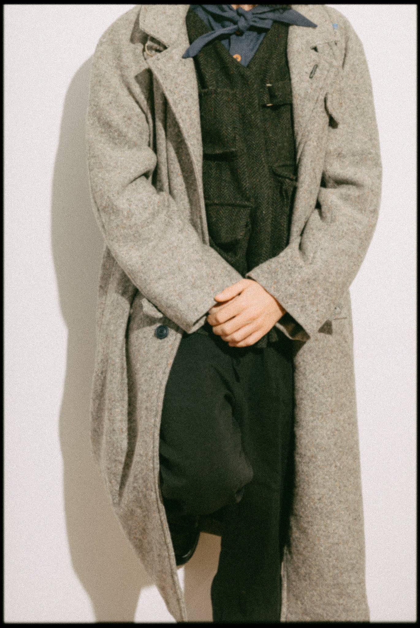 MEN'S RAGLAN TWEED COAT