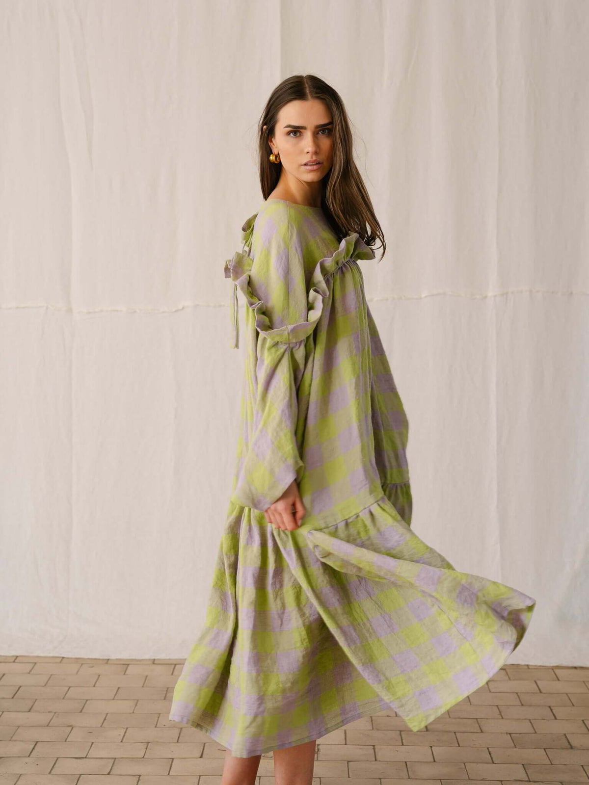 limelight green dress In the Limelight Green Midi Dress