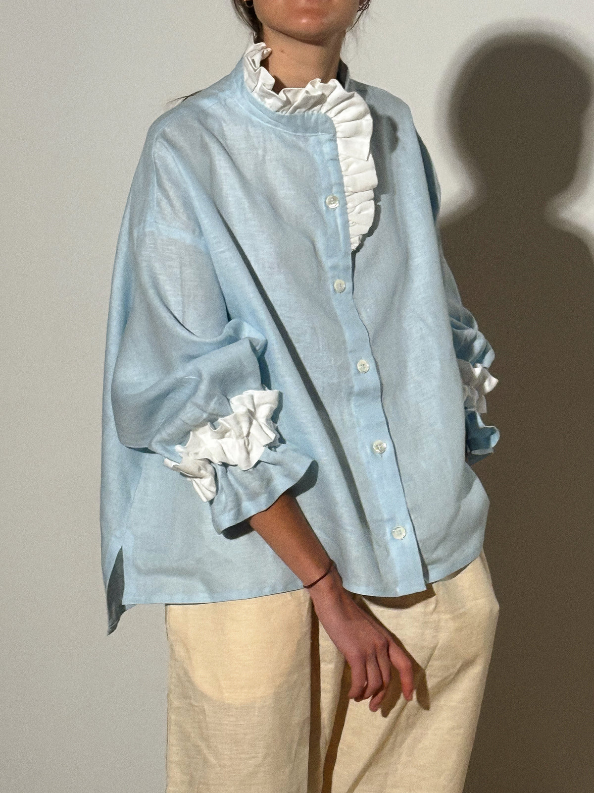 MARSHMALLOW BLOUSE | BLUE