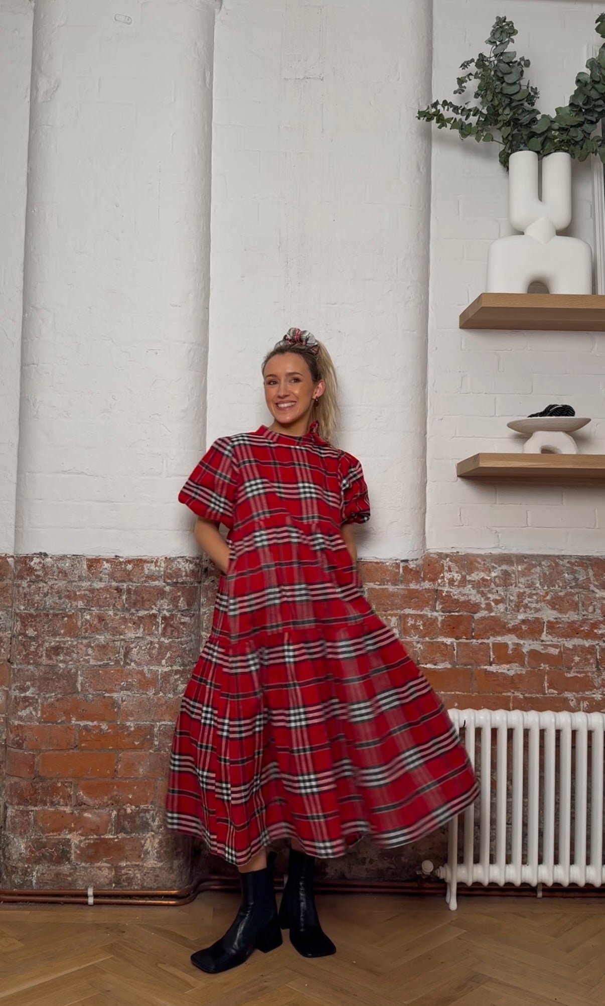 TARTAN ORLA DRESS