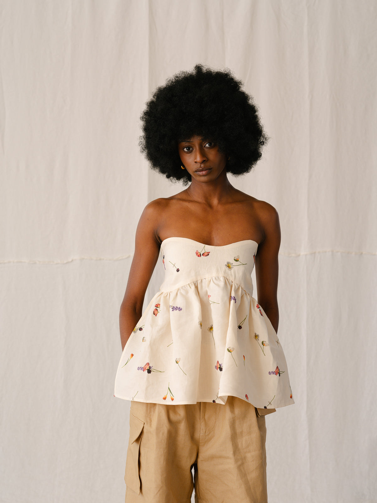 PRESSED FLOWER BRALETTE