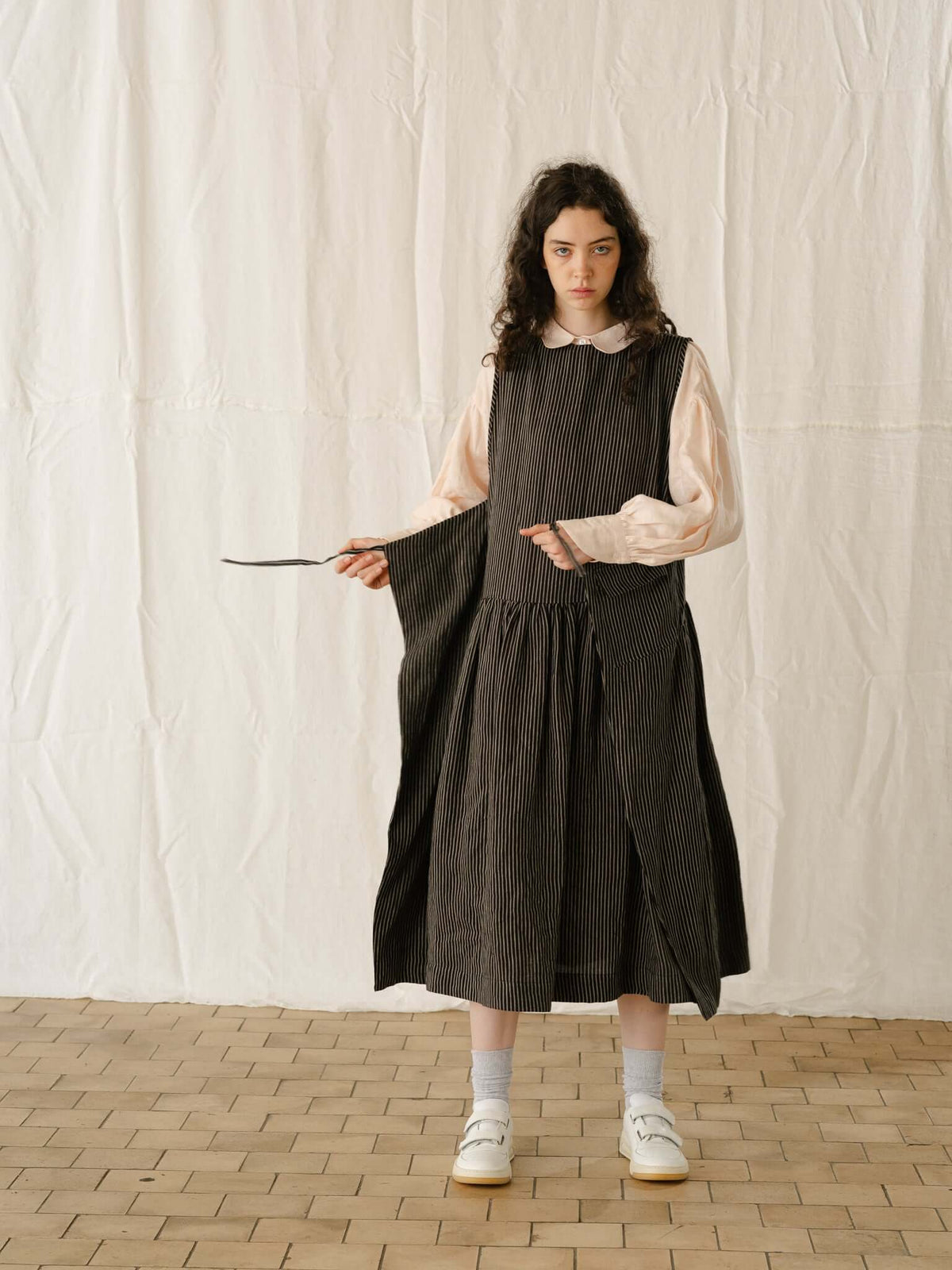 ARIA APRON DRESS | SUNDAY STRIPE