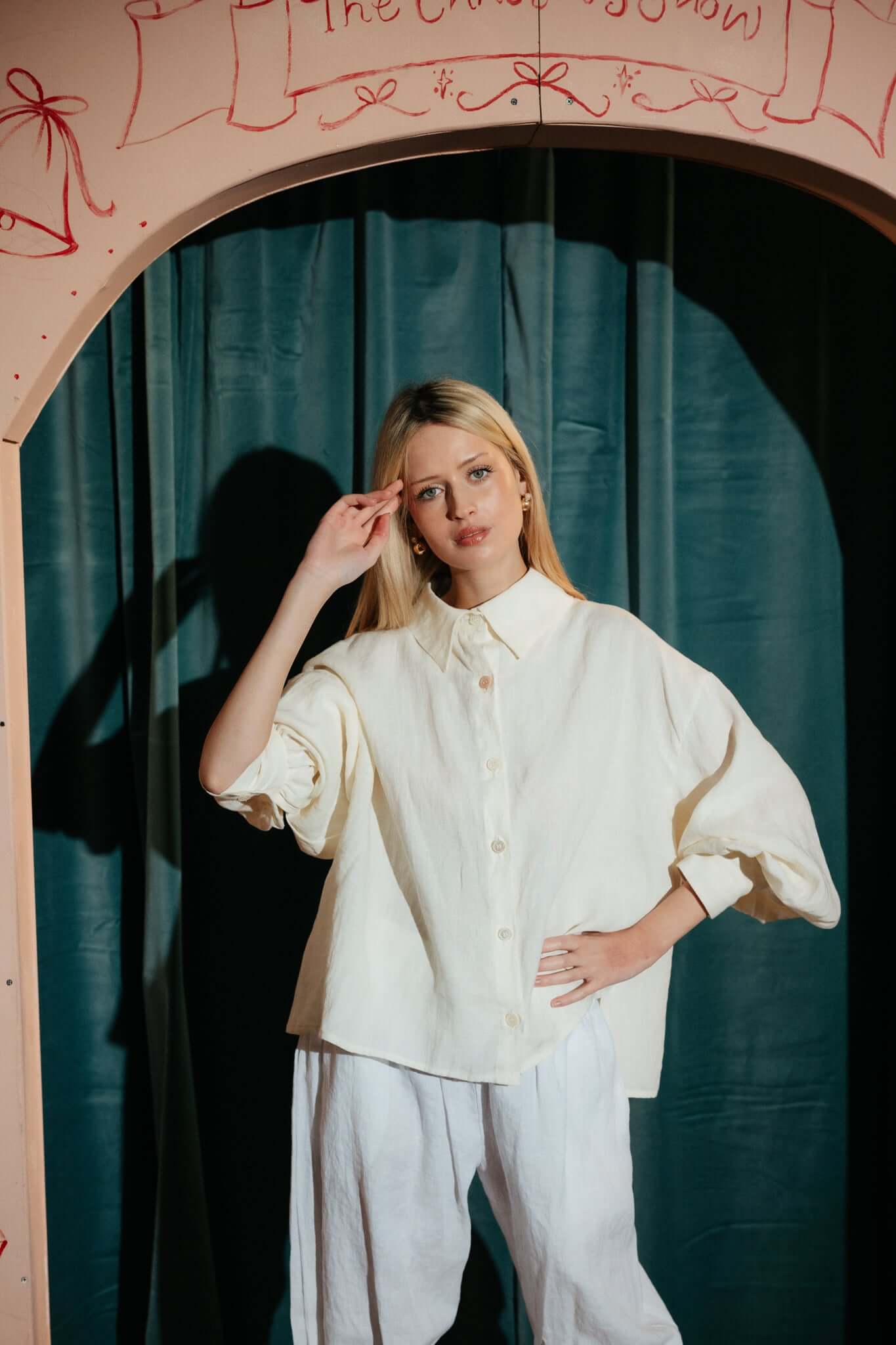 Ivory Cadhla Shirt | Kindred of Ireland