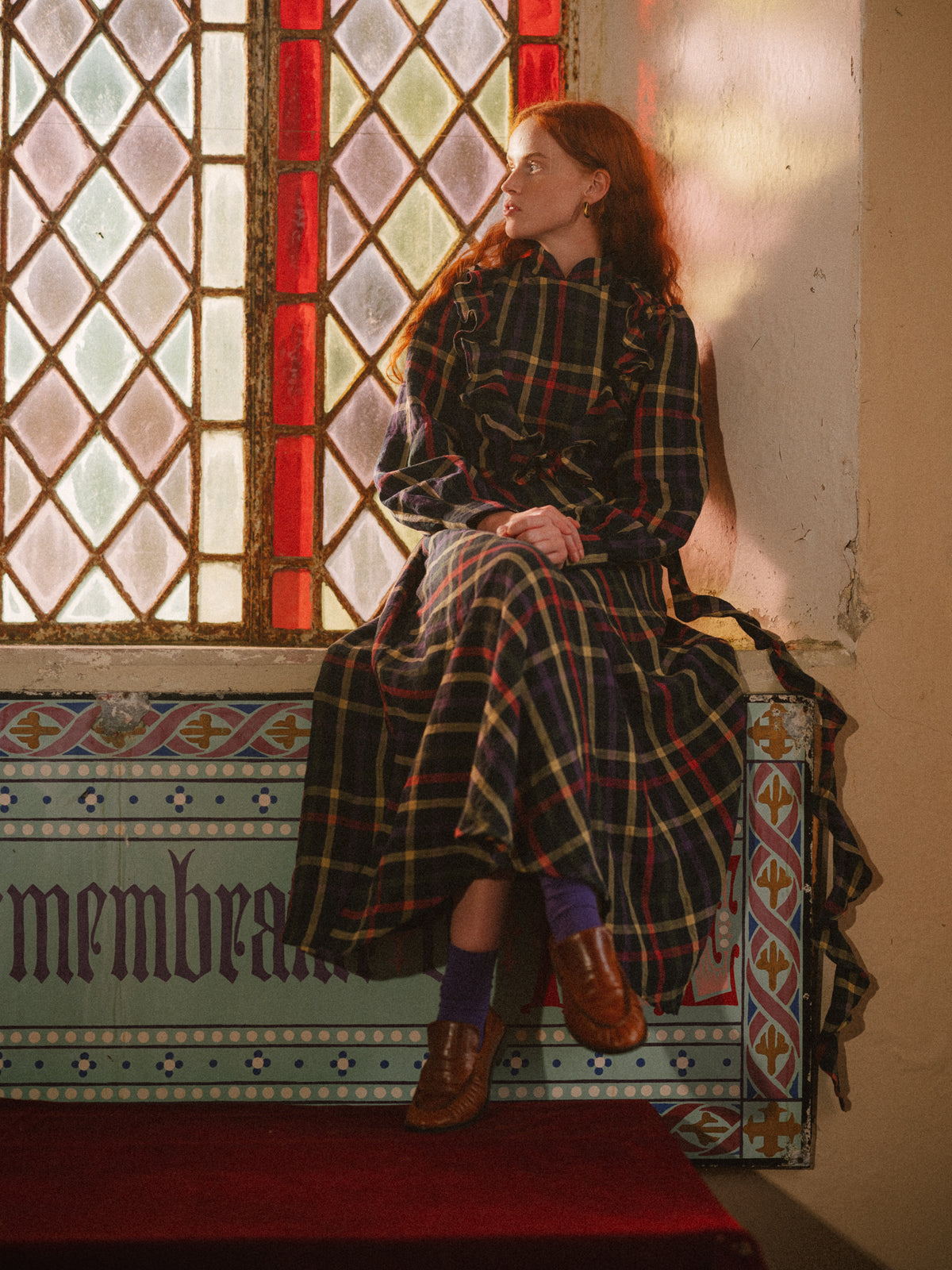 Rose Dress in Stained Glass