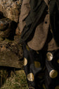 ASYMMETRIC TWEED GILET | GREEN