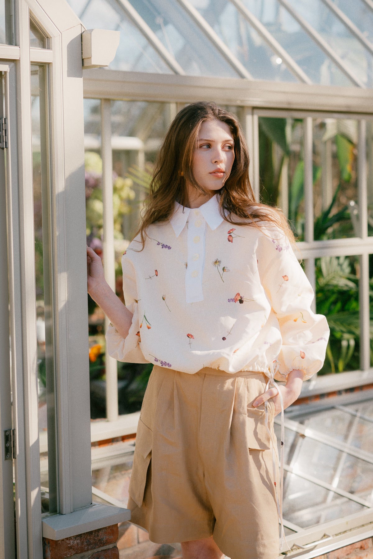 RUGBY SHIRT | PRESSED FLOWER PRINT