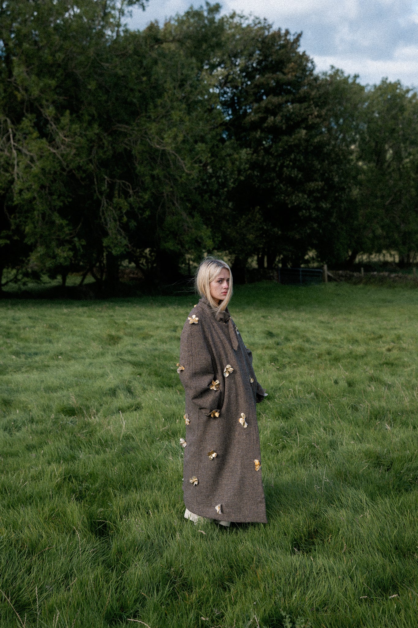 RAGLAN TWEED COAT