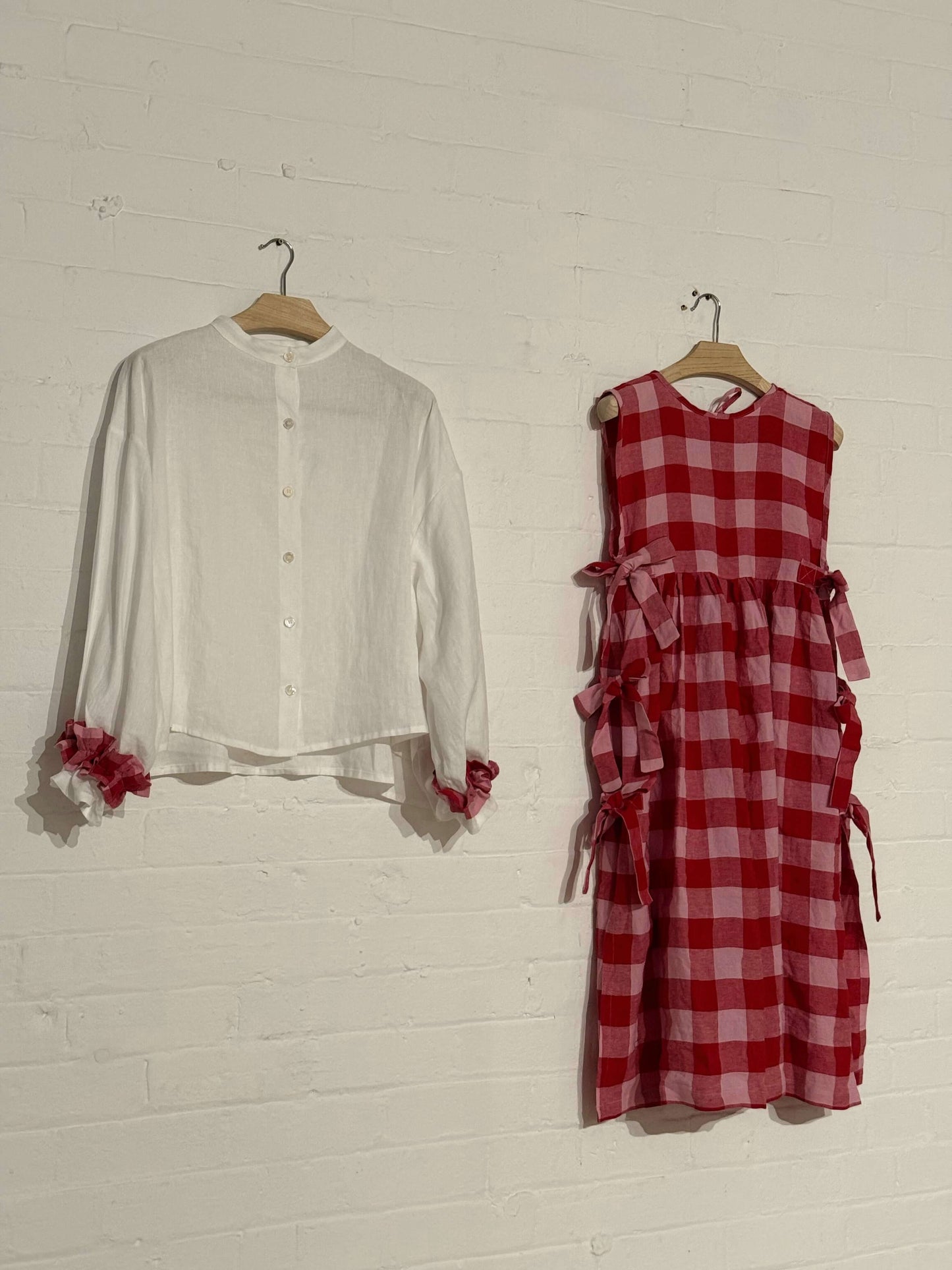 PINAFORE | PINK/RED CHECK
