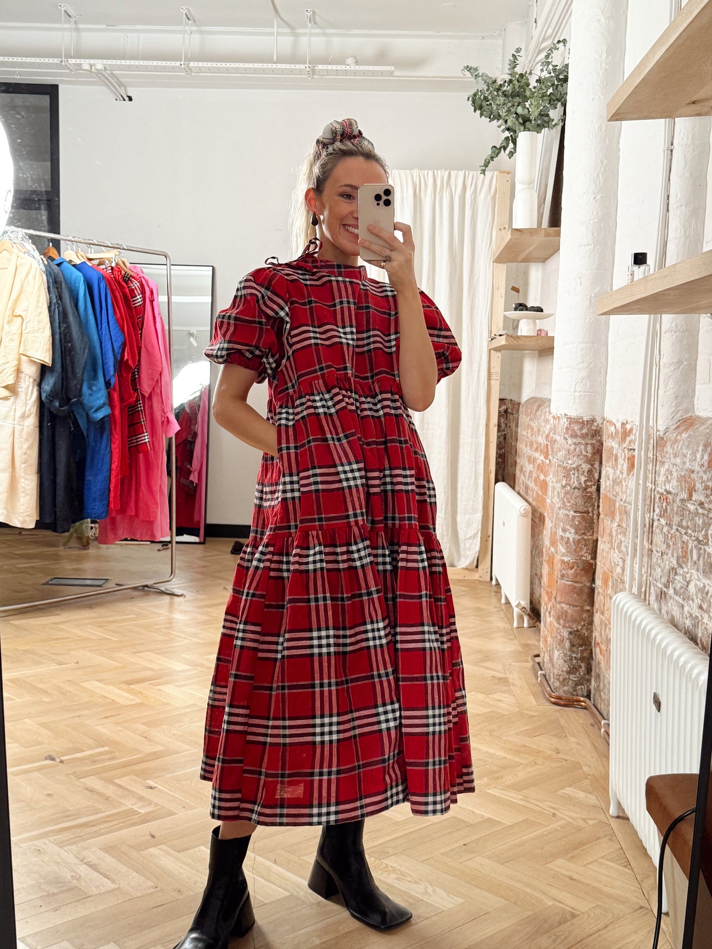 TARTAN ORLA DRESS