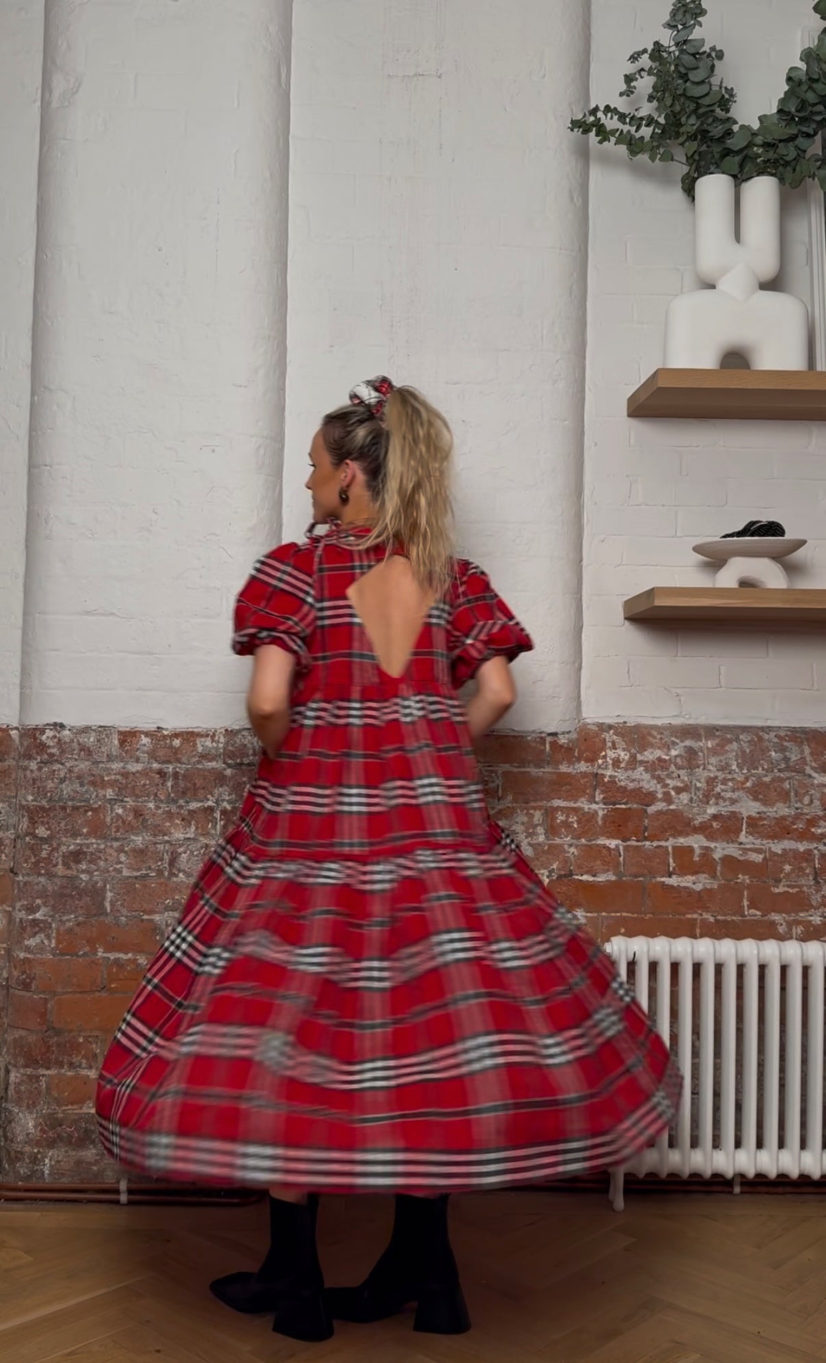 TARTAN ORLA DRESS