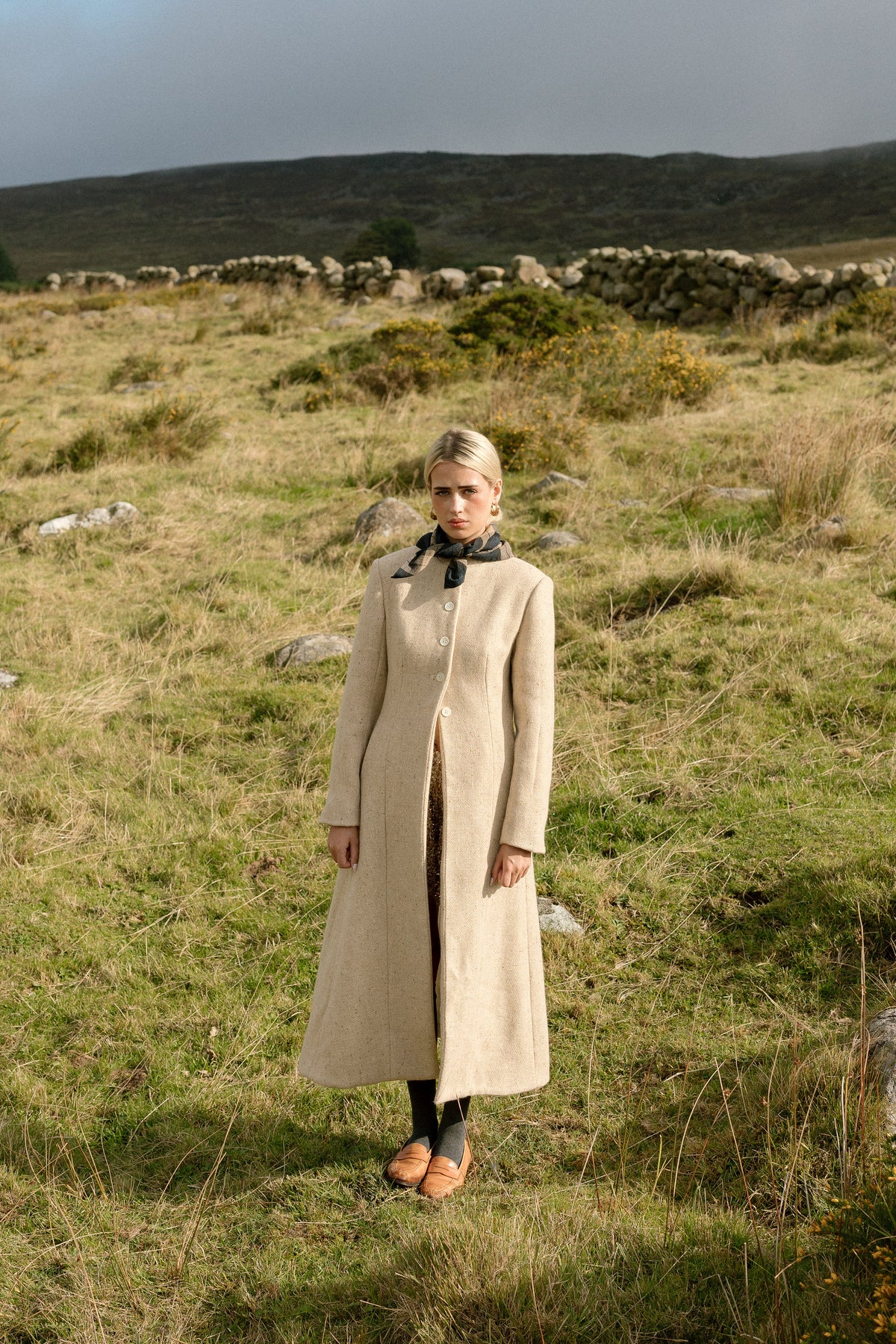 Inheritance Coat in Candlelight Tweed
