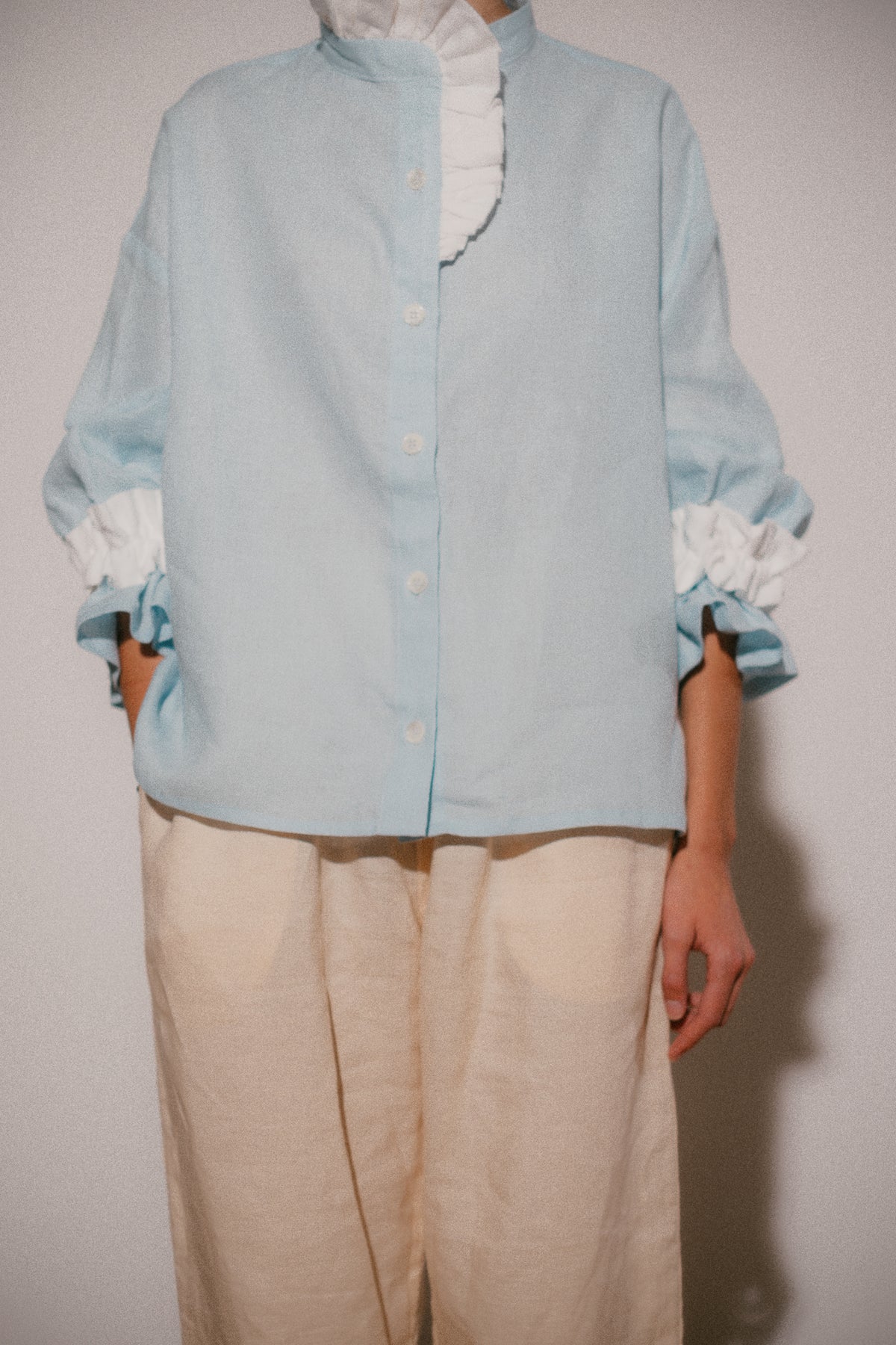 MARSHMALLOW BLOUSE | BLUE