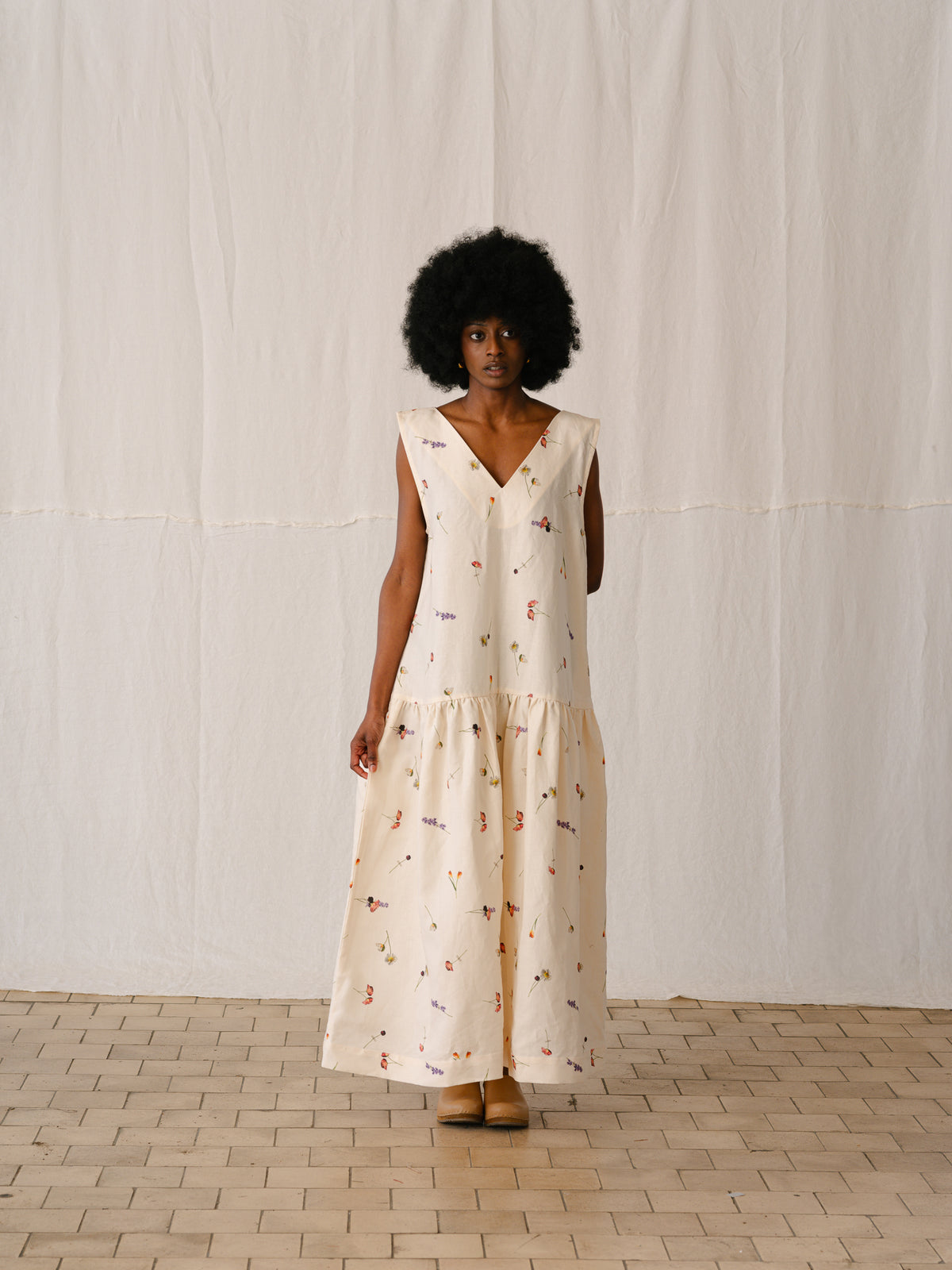 PRESSED FLOWER DRESS