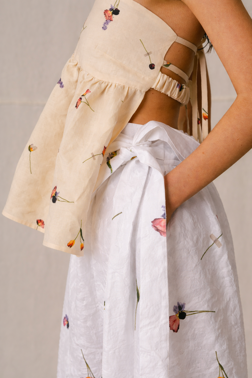 PRESSED FLOWER BRALETTE