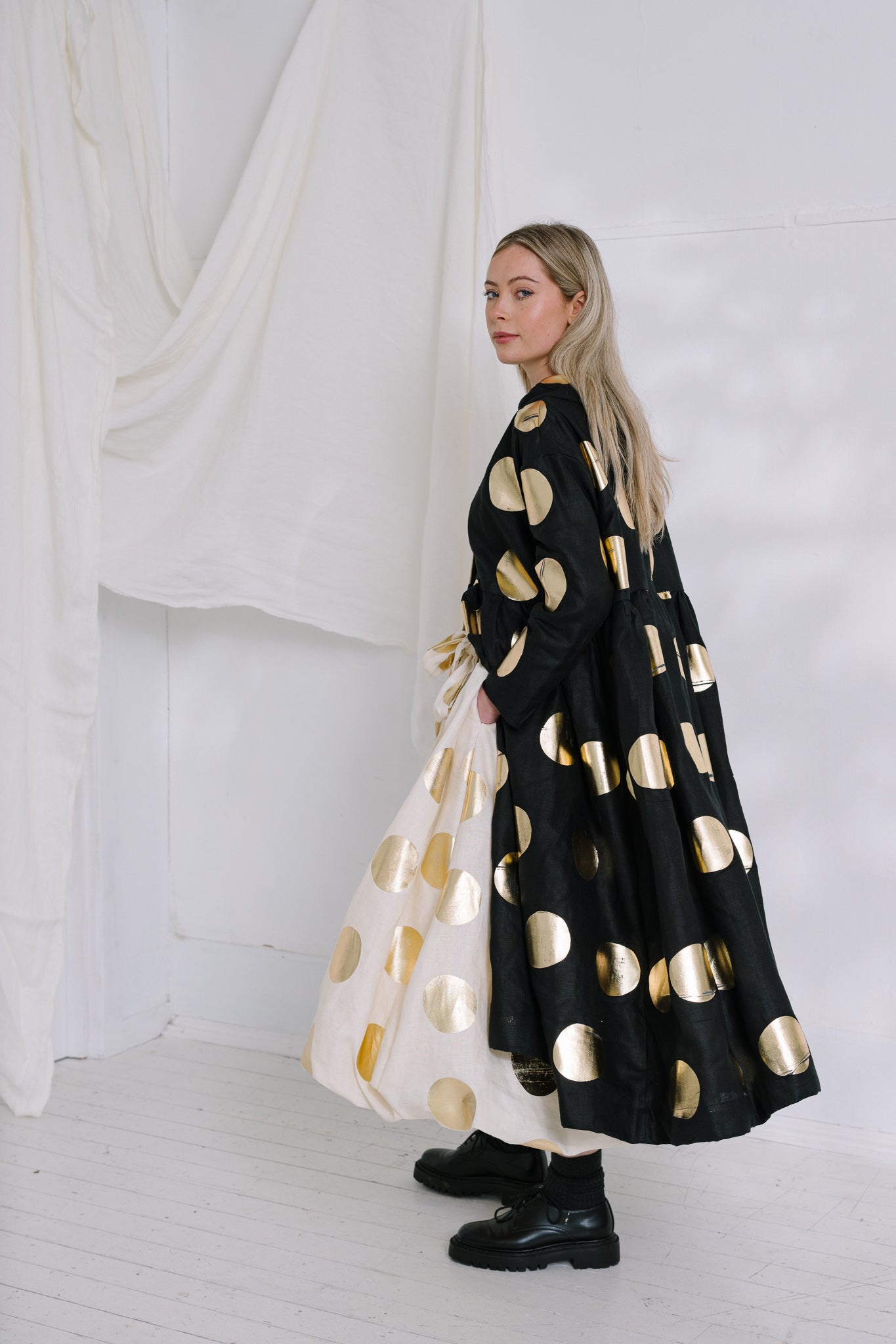 POLKA DOT COAT|DRESS