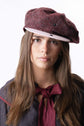 MERLOT TWEED CAP