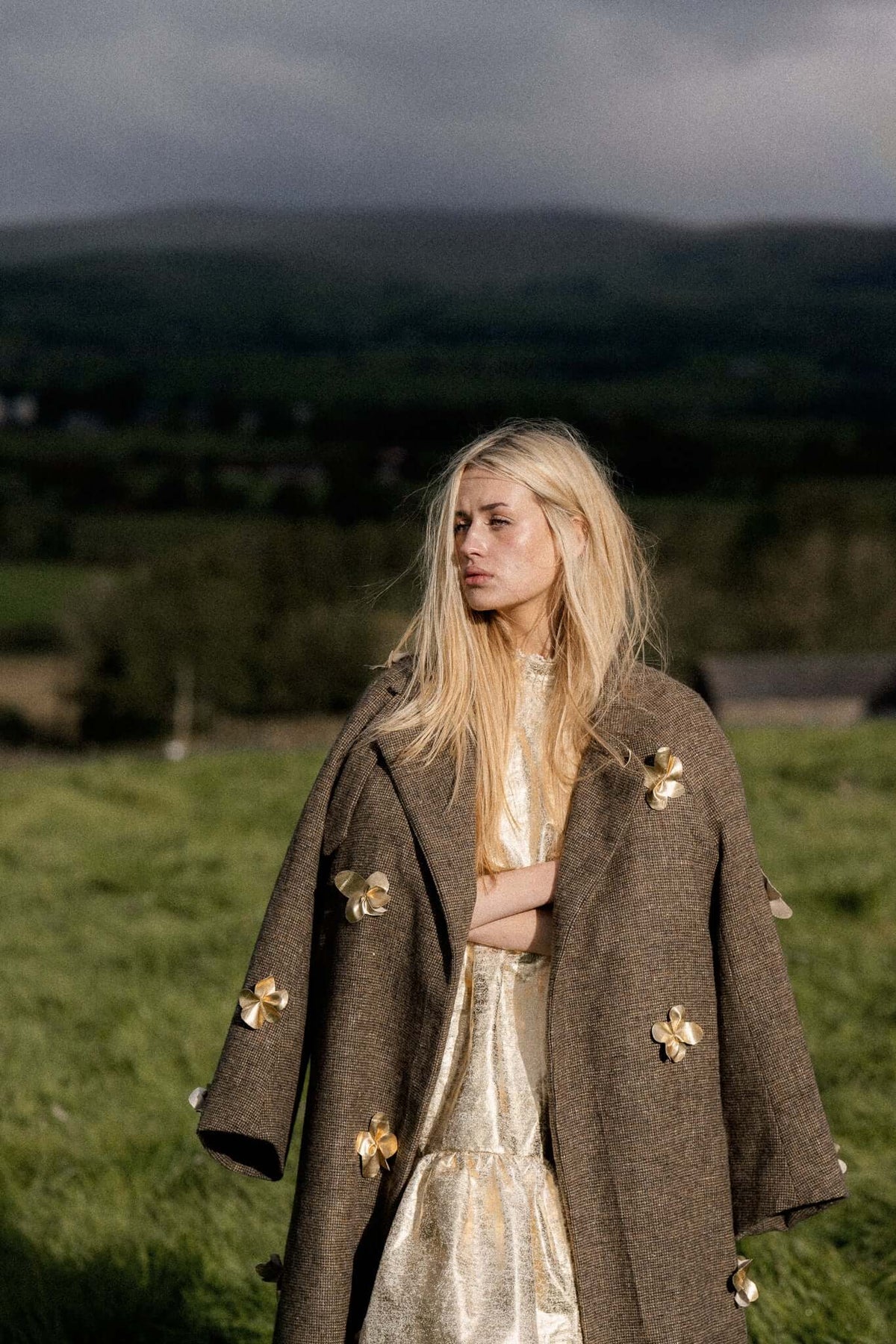 RAGLAN TWEED COAT