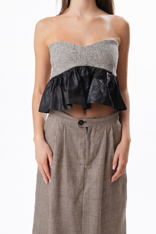 TWEED BRALETTE