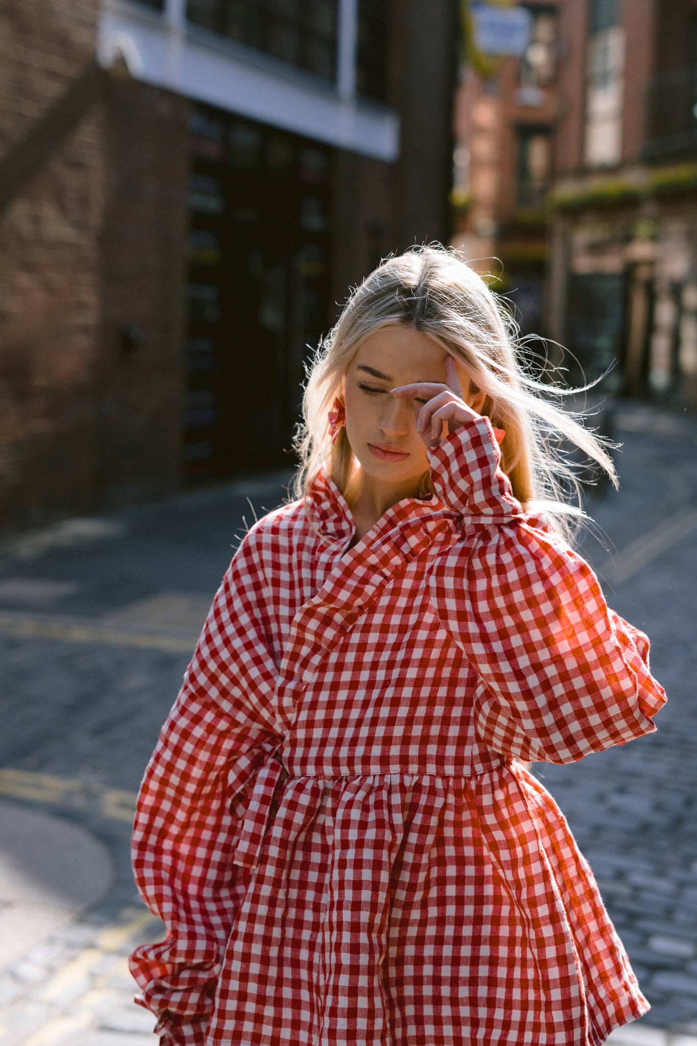 CAMILLE TOP | GINGHAM