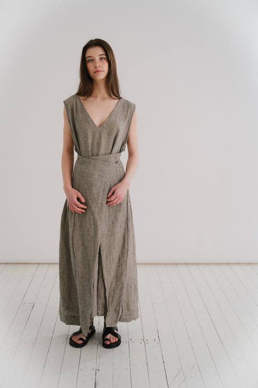 ARIA APRON DRESS | A new style for SS24, the Aria Apron dress. With versatility and function at the core of everything we design, this one goes to the heart of our ‘buy once by well’ ethos. Designed to be layered over shirts/tops and jumpers, but looks ju
