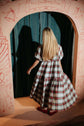 WHITE TARTAN ORLA DRESS