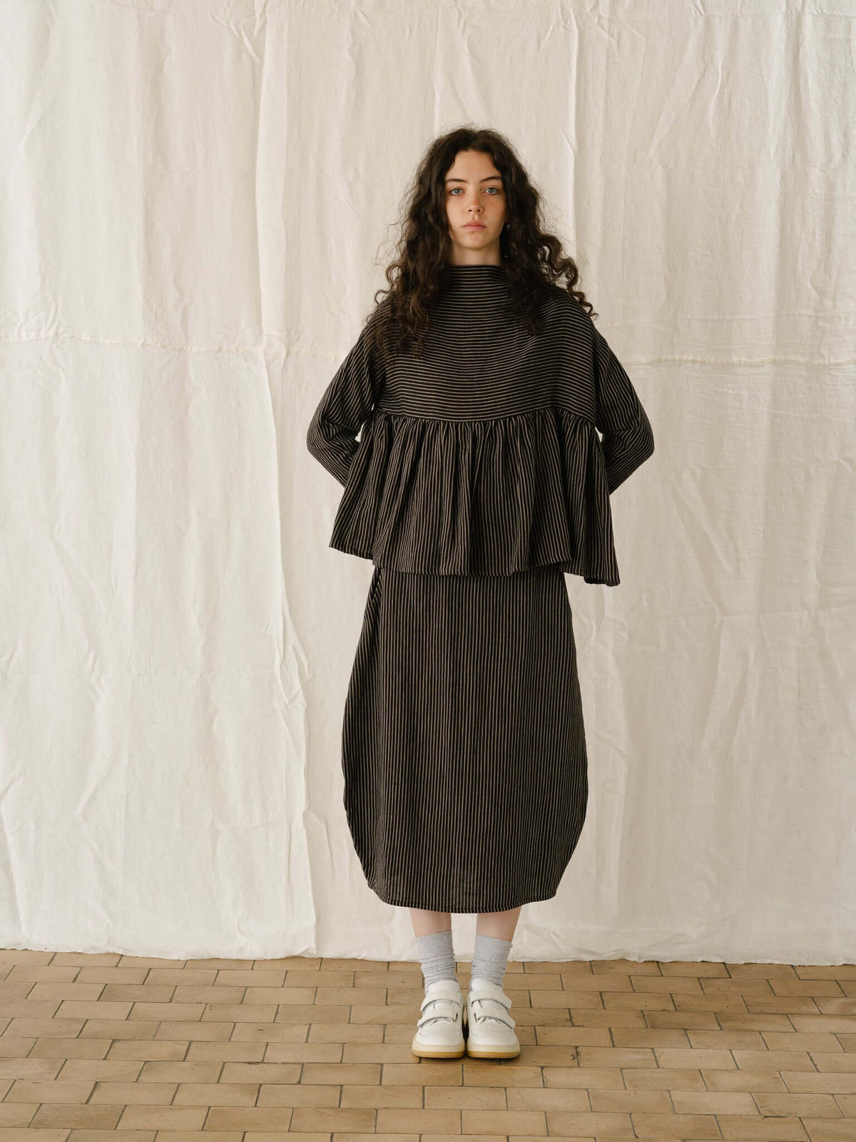 BARREL SKIRT | SUNDAY STRIPE