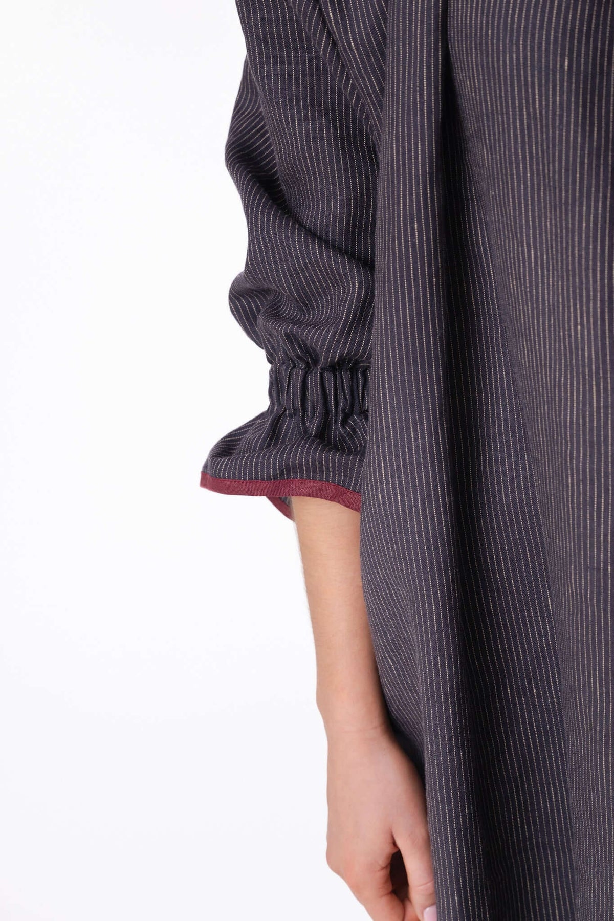 LULLABY NIGHTIE | NAVY PINSTRIPE