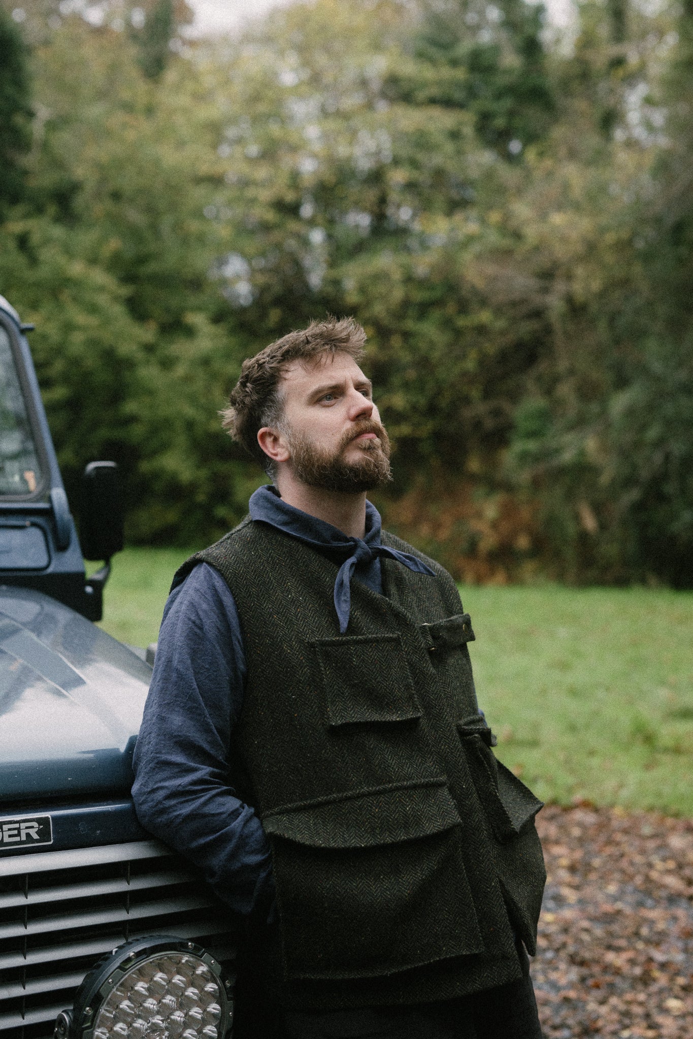 MEN'S TWEED GILET