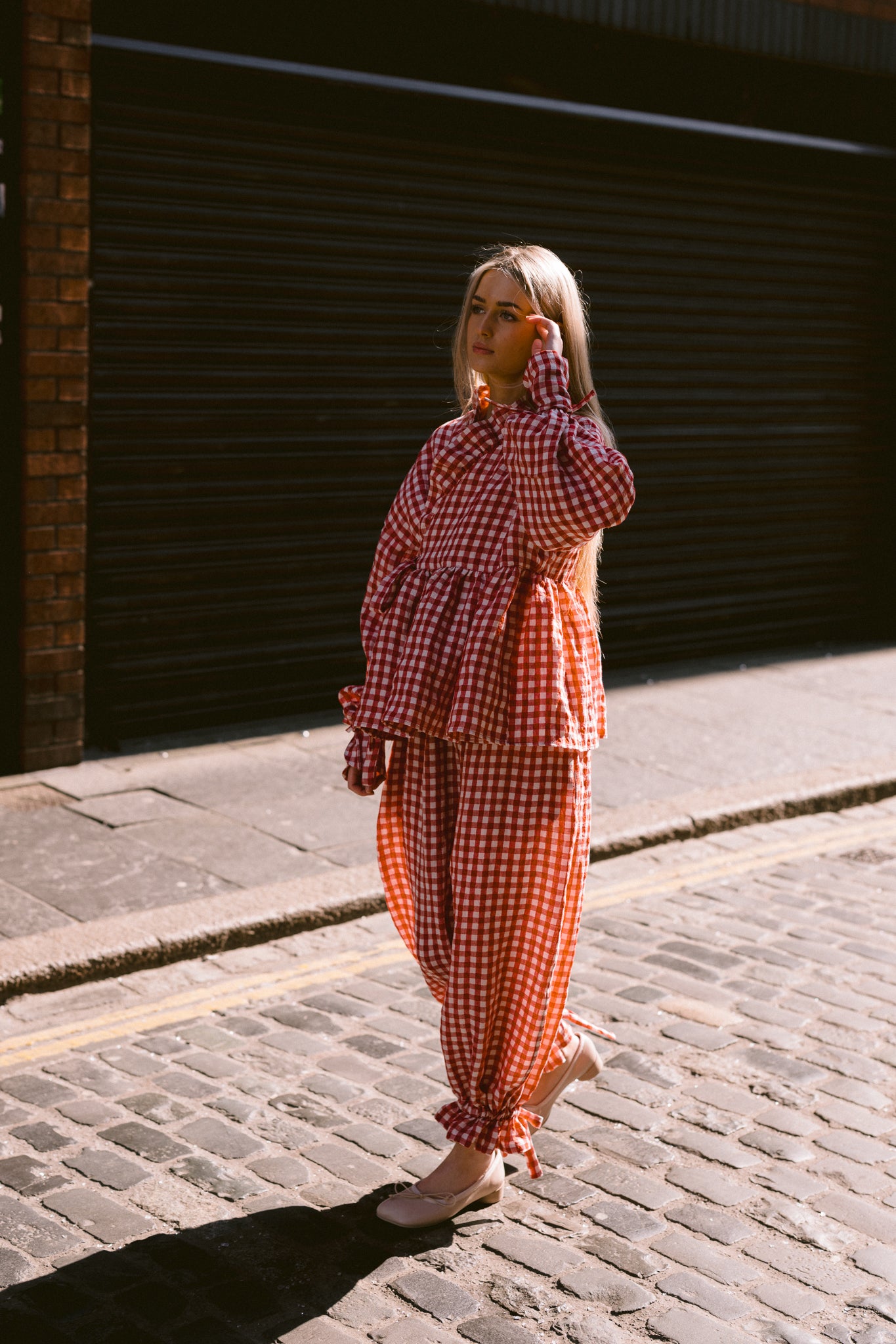 CAMILLE TOP | GINGHAM