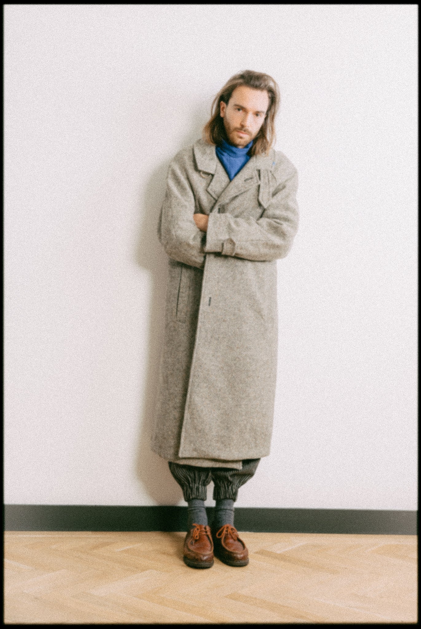 MEN'S RAGLAN TWEED COAT