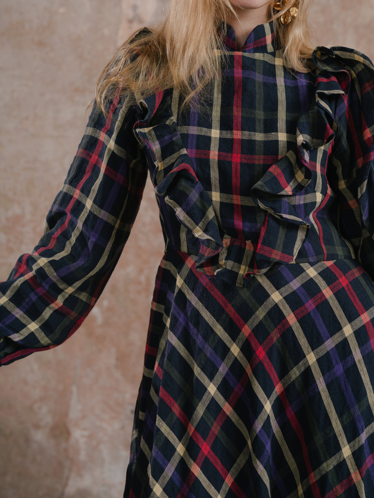 Rose Dress in Stained Glass linen — ecomm photograph 8