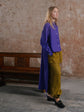 Temple Shirt; Off Duty Joggers in Army Washed linen