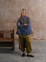 Orla Poncho; Off Duty Joggers in Army Washed linen