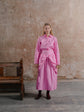 Dad’s Shirt in Loinnir Pink; Bow Skirt in Loinnir Pink