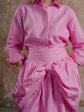 Dad’s Shirt in Loinnir Pink; Bow Skirt in Loinnir Pink