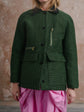 Bow Skirt in Loinnir Pink; Locking Up Jacket in Mourne Tweed
