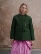 Bow Skirt in Loinnir Pink; Locking Up Jacket in Mourne Tweed