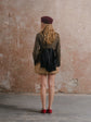 Inheritance Blazer in Brown; Puff Shorts in Twinkle Tweed