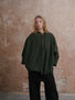 Off Duty Joggers in black; The Shawl in Mourne Tweed