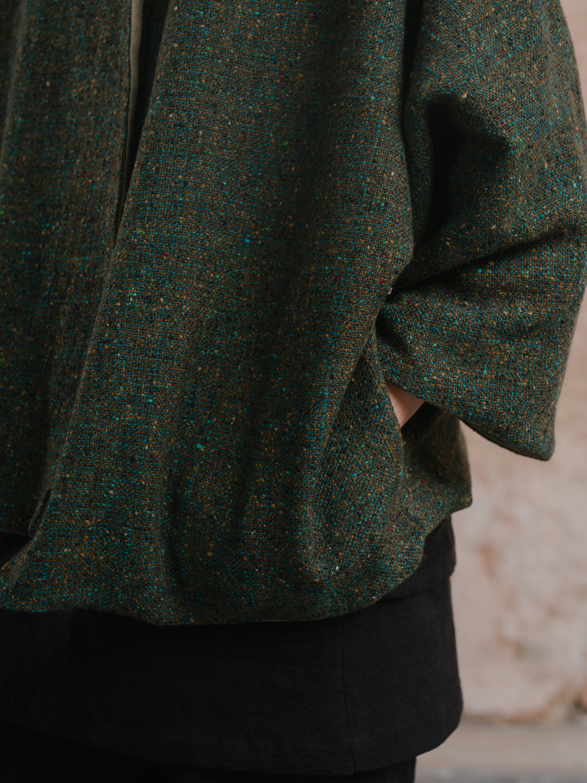 The Shawl in Mourne Tweed