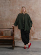 Off Duty Joggers in black; The Shawl in Mourne Tweed